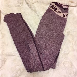 Maroon Gymshark leggins